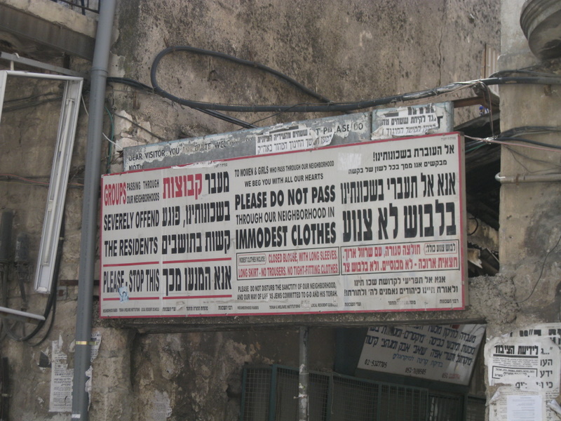 I was a rebel and wore trousers